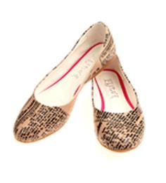 Newspaper Ballerinas Shoes 1030 (506261078048)