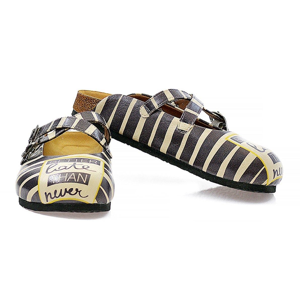 Black Better Late Than Never Clogs CAL111 (737683177568)