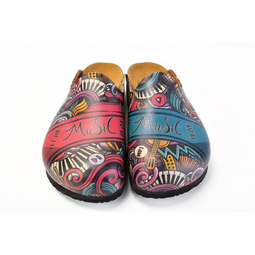 Pink & Blue Let The Music Play Mule CAL1406 (774933119072)