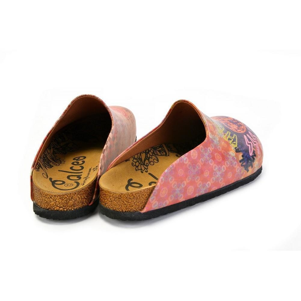 Pink & Purple Heart Broken Mule CAL1407 (774933217376)