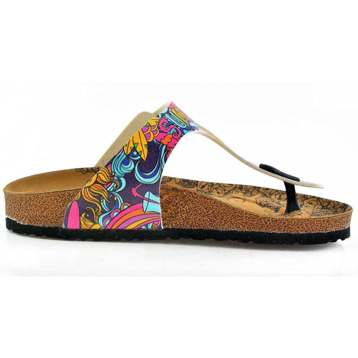 Purple Summer T-Strap Sandal CAL507 (737680785504)
