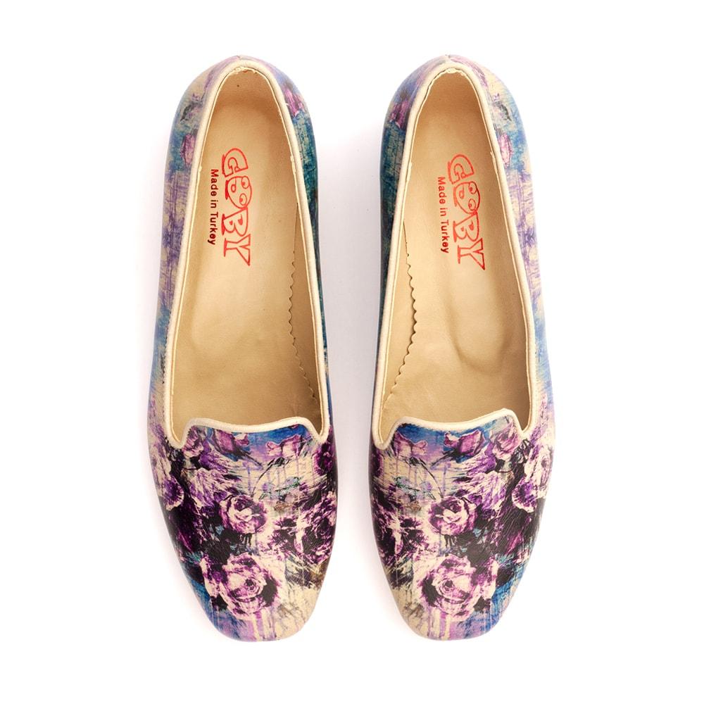 Flowers Career Heel Shoes DB118 (1405803364448)