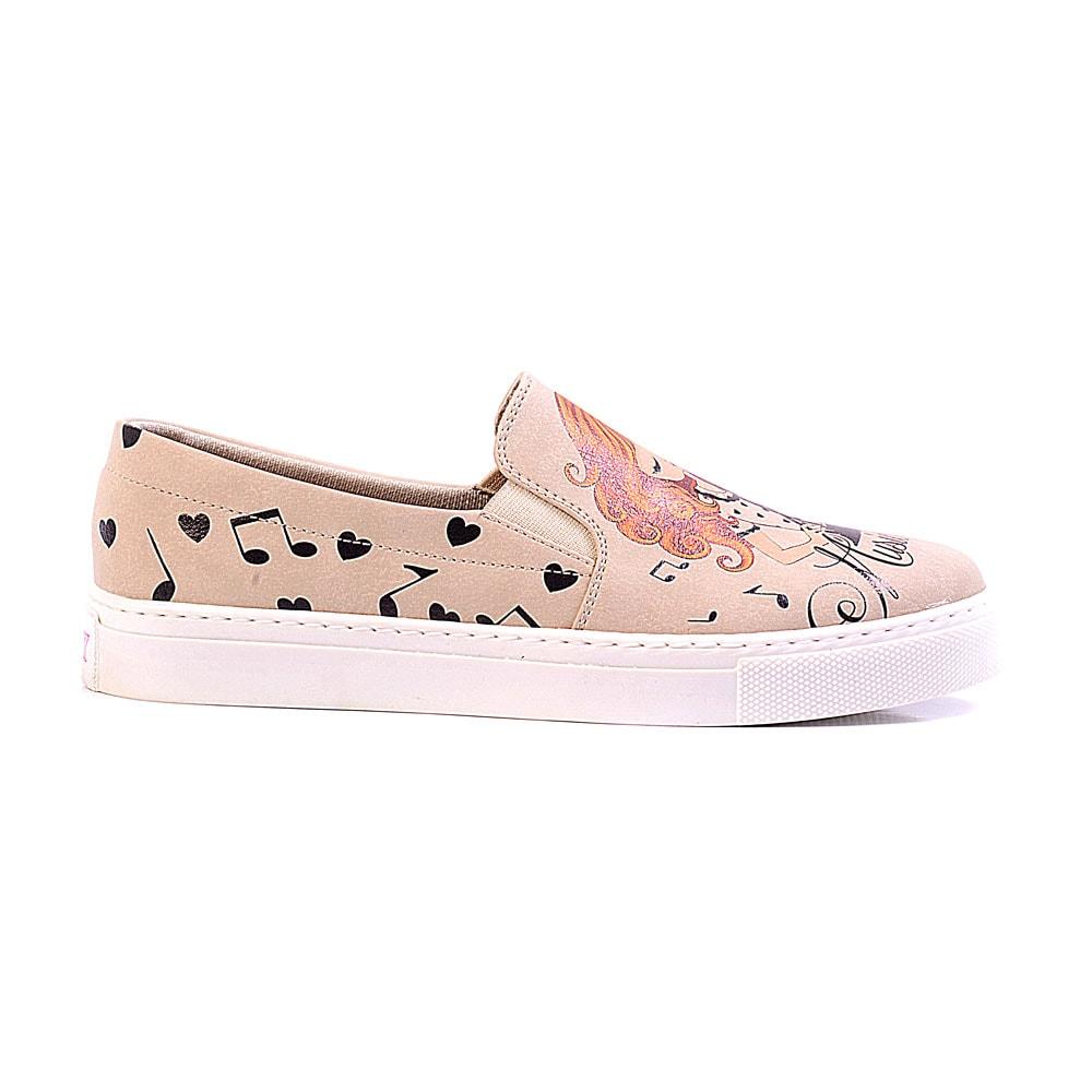 Violinist Girl Sneaker Shoes VN4023 (506279034912)