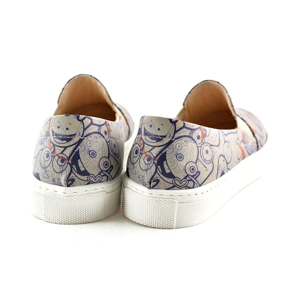 Crazy Smileys Sneaker Shoes VN4044 (506279657504)