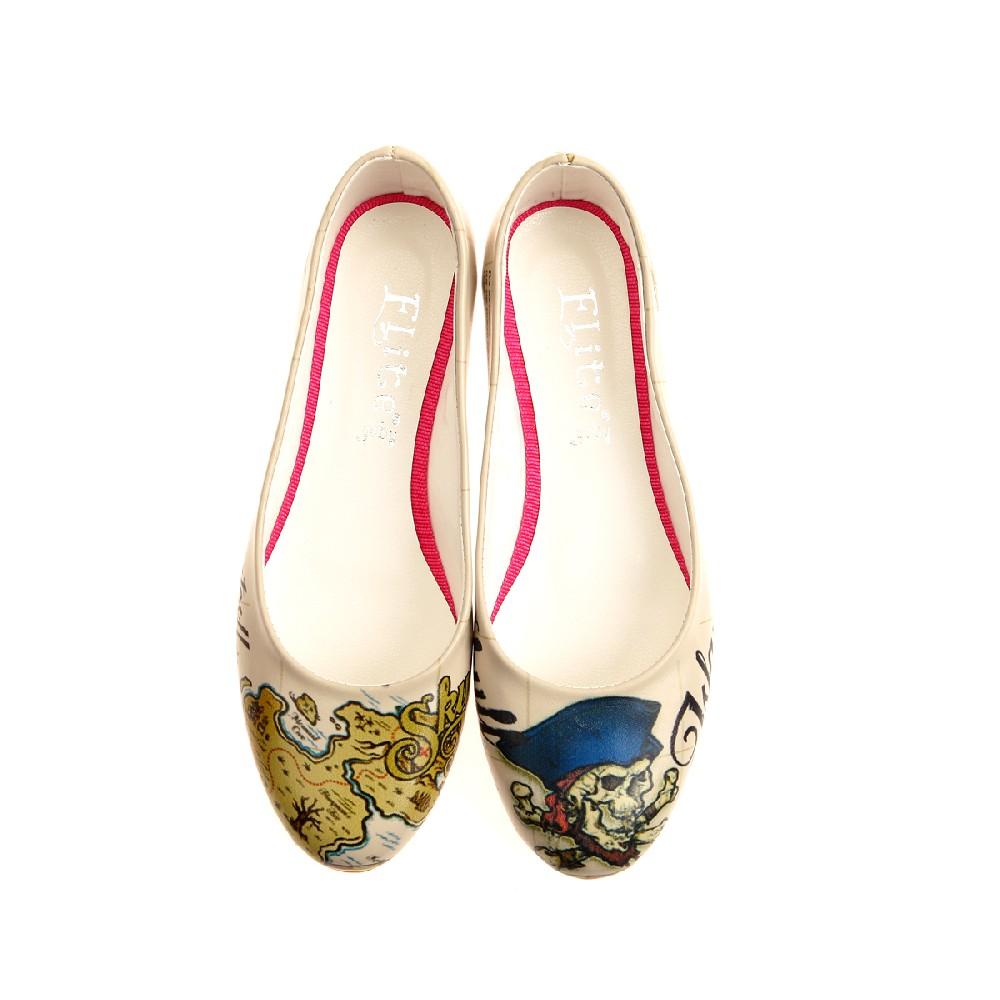 Pirates Ballerinas Shoes 1046 (2198972006496)