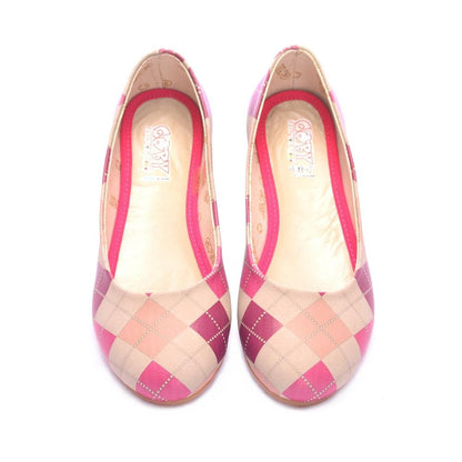 Plaid Ballerinas Shoes 1050 (506261504032)