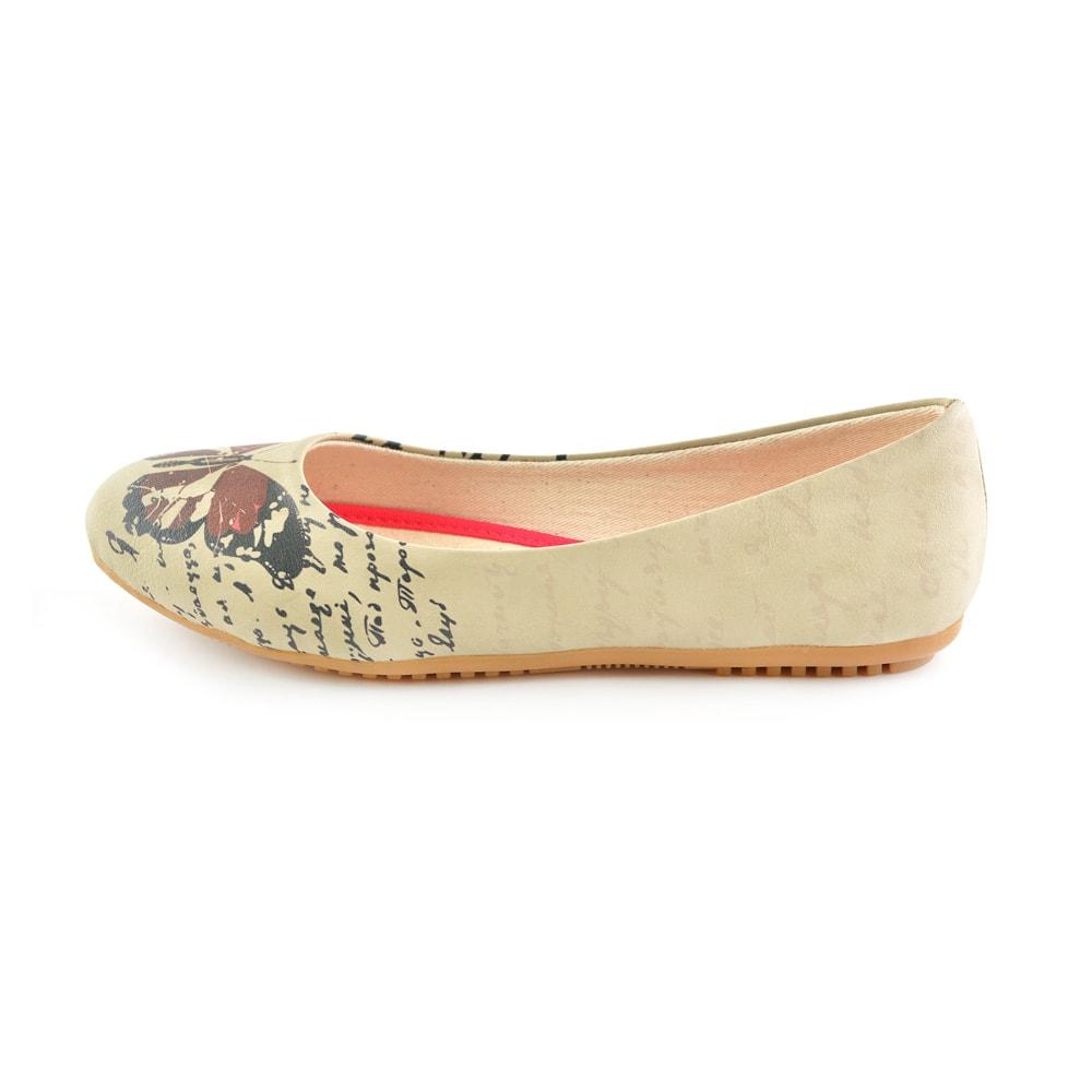 Bordeaux Butterfly Ballerinas Shoes 1060 (506262683680)