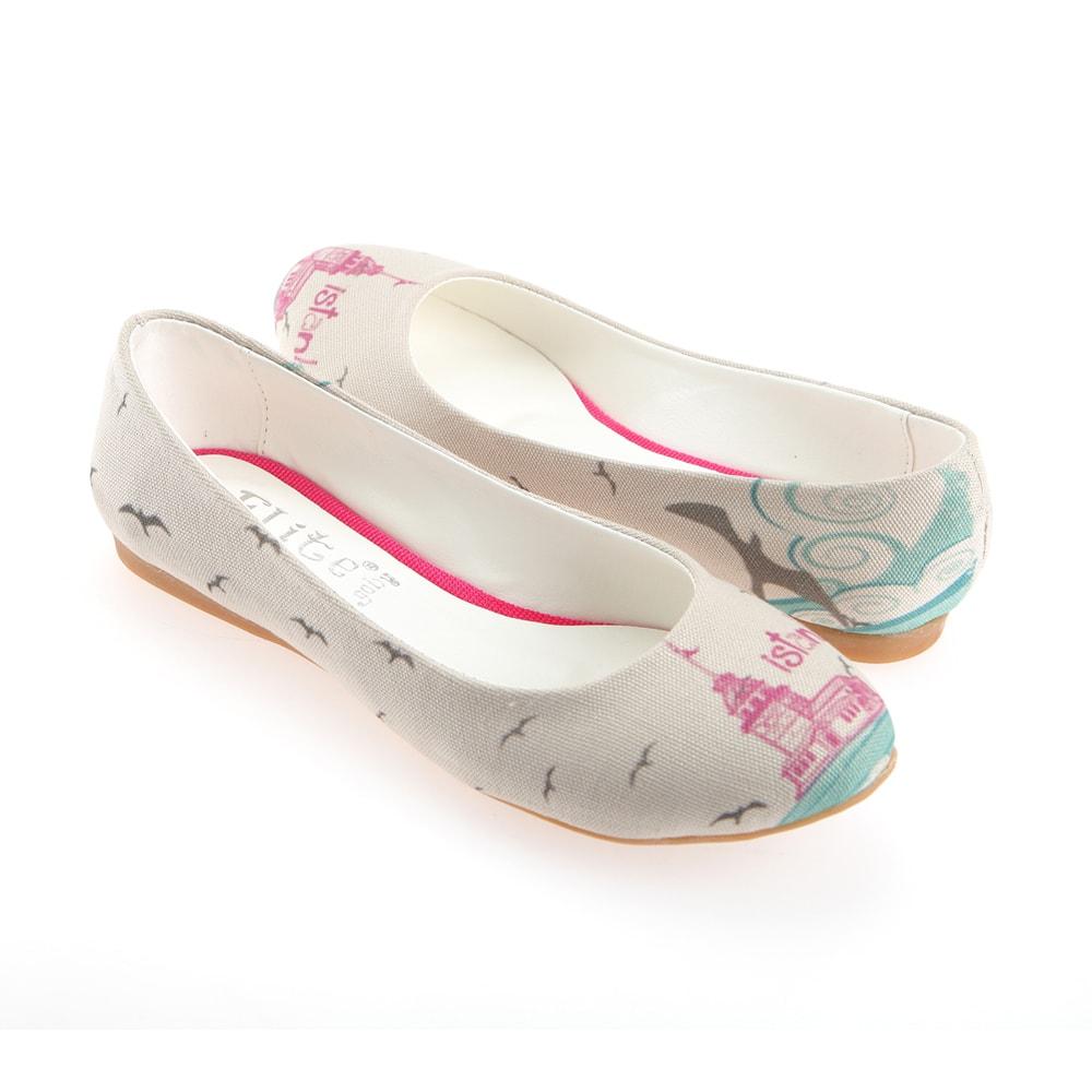 Istanbul: Maidens Tower Ballerinas Shoes 1101 (1405793763424)