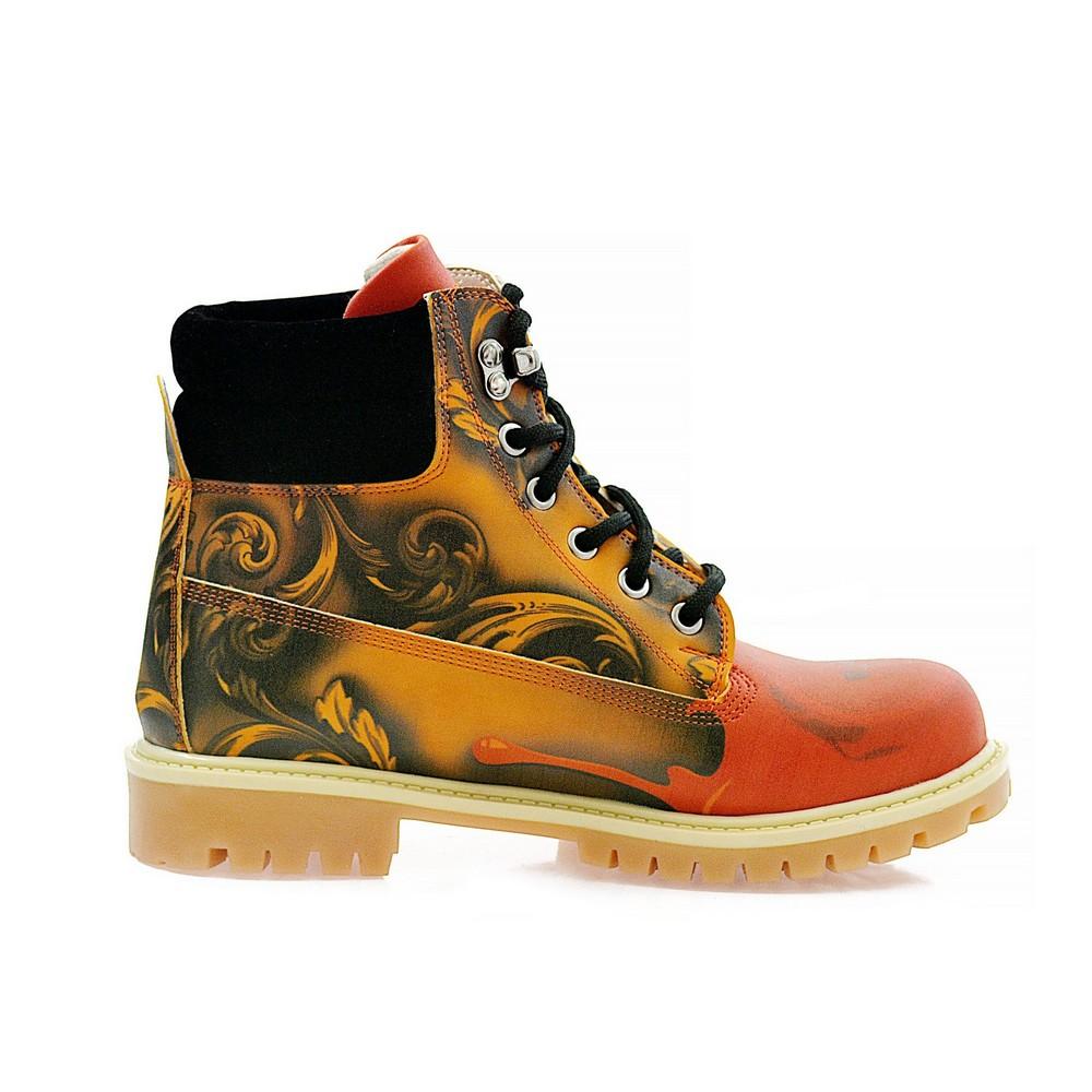 Lurid Casper Skull Short Boots ACAT101 (1329354866784)