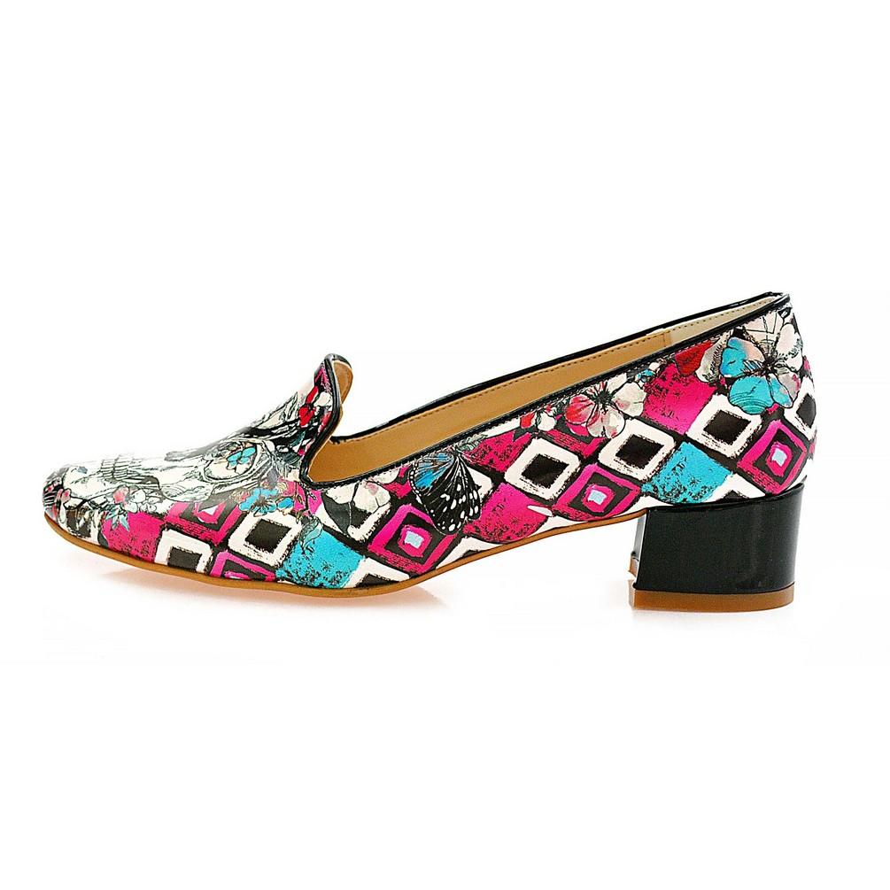 Skull Career Heel Shoes BYZ211 (770201649248)