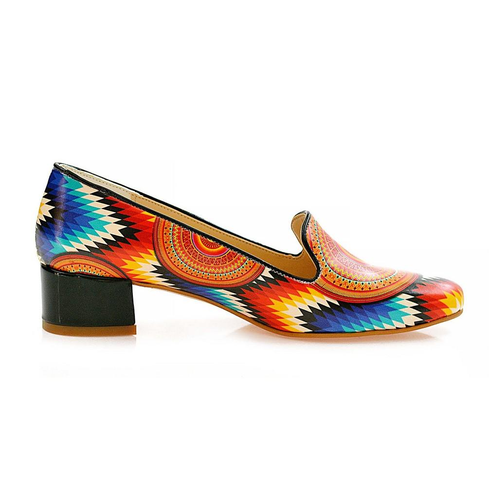 Pattern Career Heel Shoes BYZ215 (770201813088)