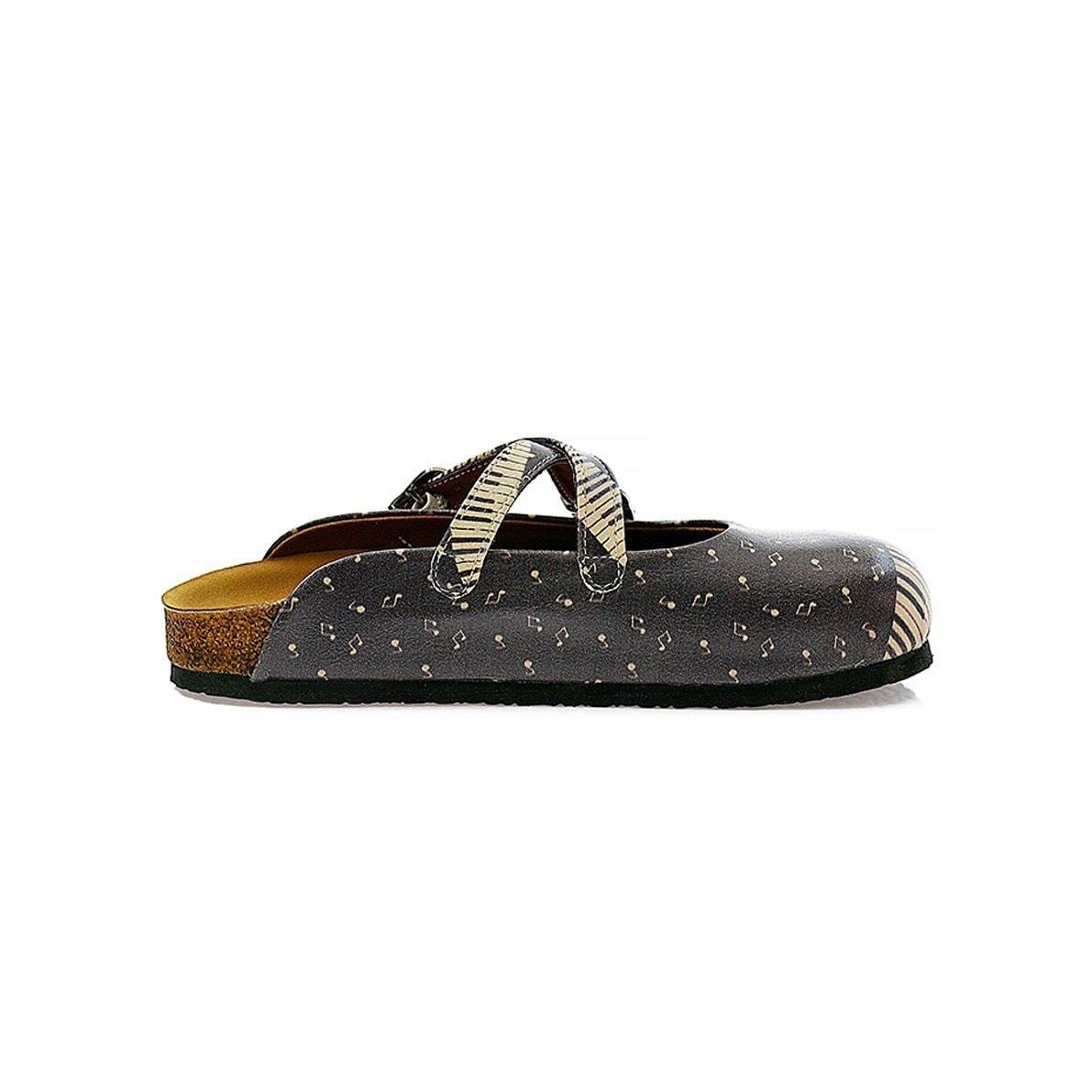 Purple & Black Music Clogs CAL113 (737683112032)