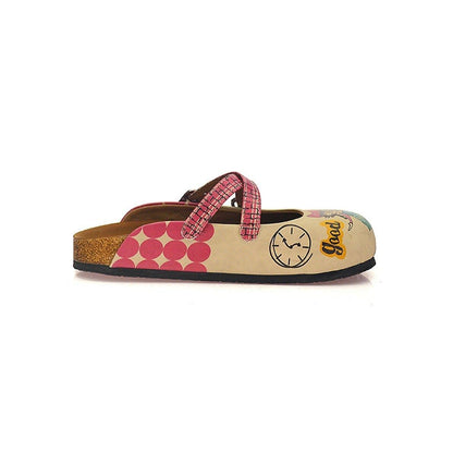 Tan Double-Sided Clogs CAL117 (737683046496)