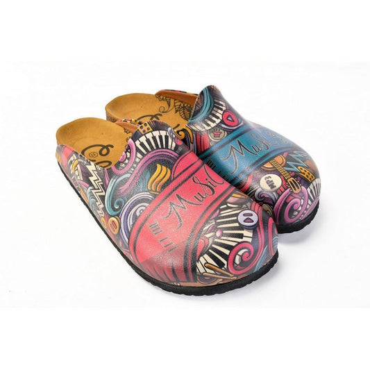 Pink & Blue Let The Music Play Mule CAL1406 (774933119072)