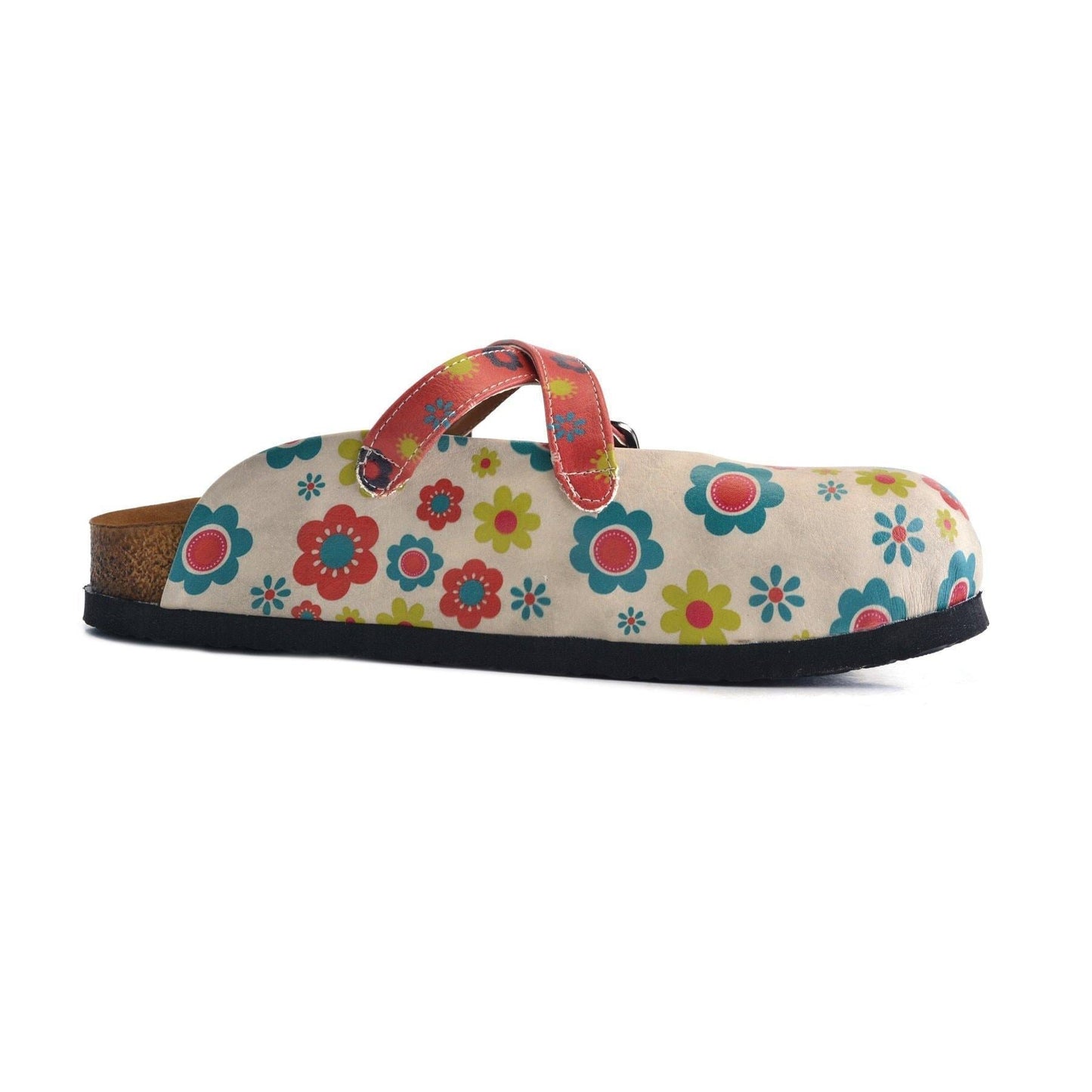 White Daisy Clogs CAL161 (737667285088)