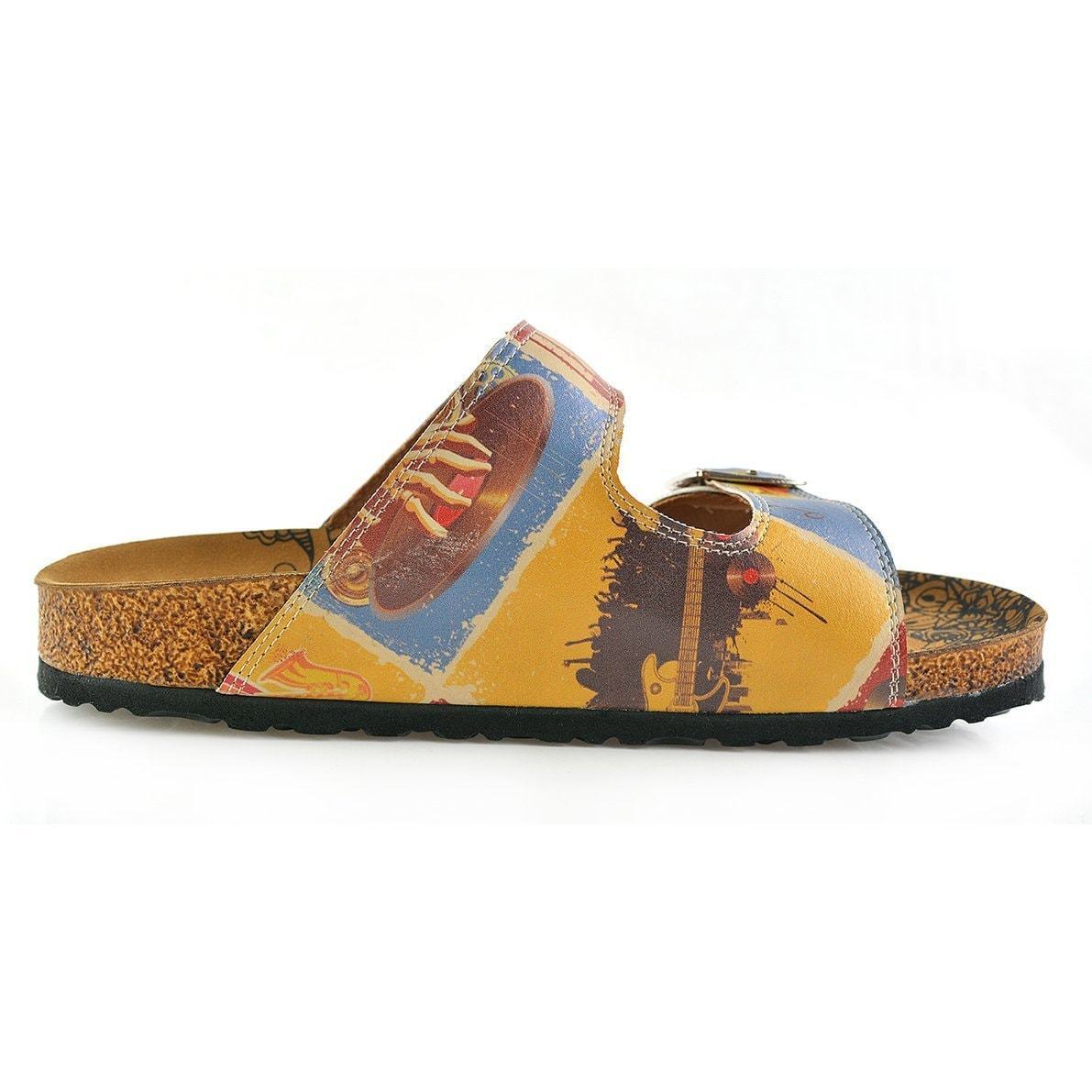 Blue Music Two-Strap Buckle Sandal CAL204 (737682686048)