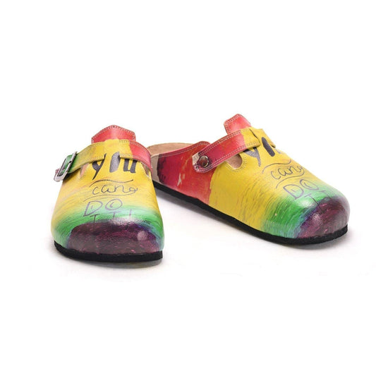 Yellow You Can Do It Clogs CAL304 (737682260064)