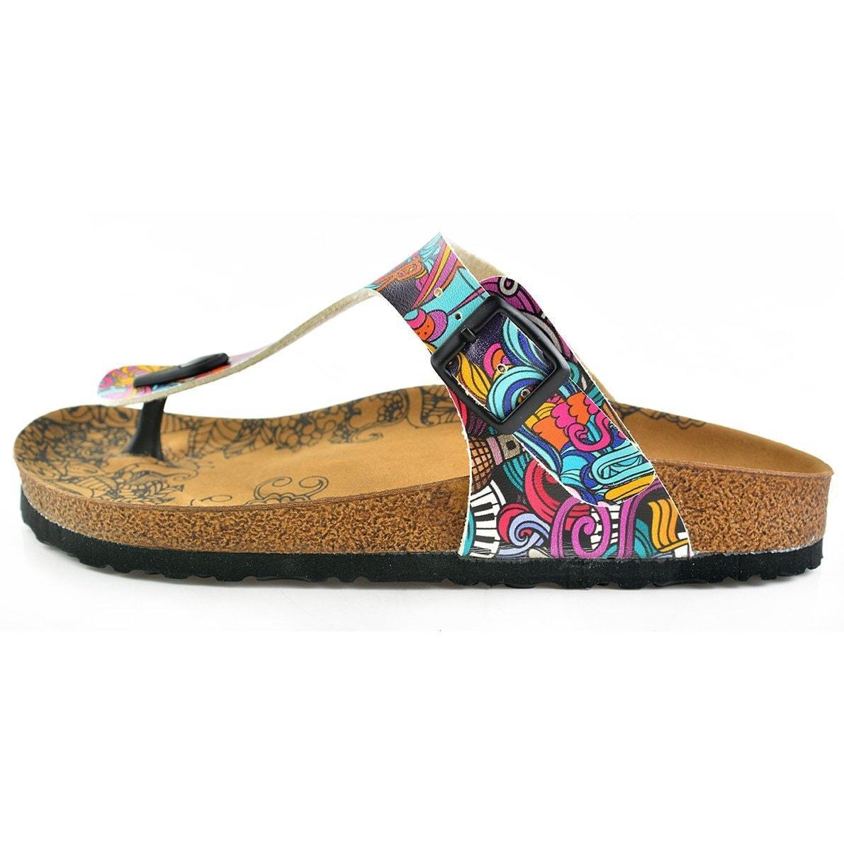 Purple Summer T-Strap Sandal CAL507 (737680785504)