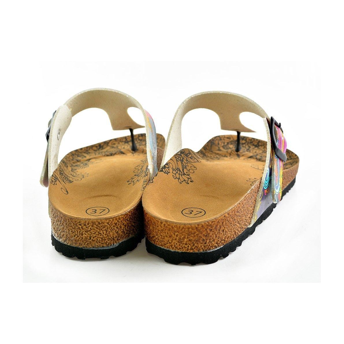 Purple Summer T-Strap Sandal CAL507 (737680785504)