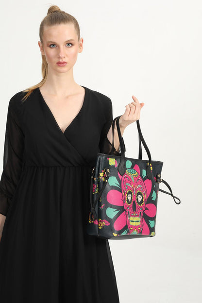 Diamant-Totenkopf-Handtaschen CAN401