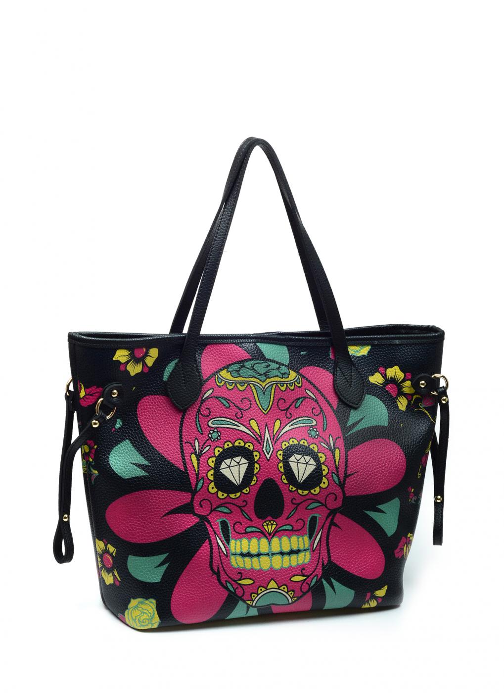 Diamant-Totenkopf-Handtaschen CAN401