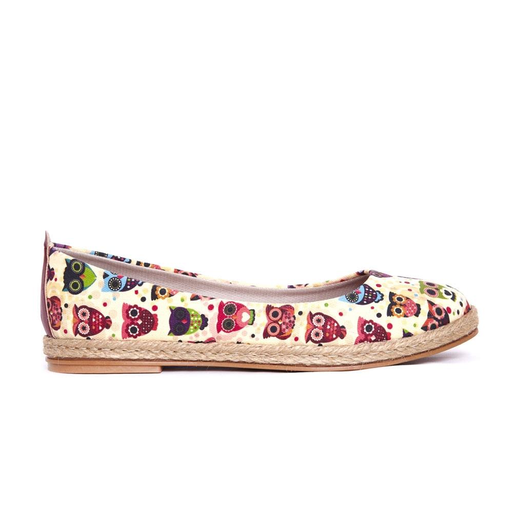 Owls Ballerinas Shoes FBR1181 (1405804544096)