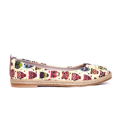 Owls Ballerinas Shoes FBR1181 (1405804544096)