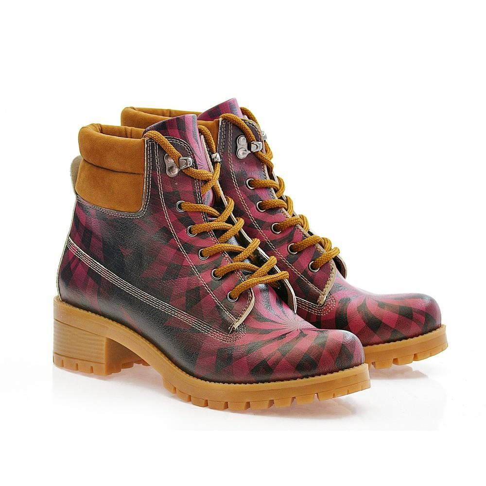 Retro Short Boots KAT103 (1421182632032)