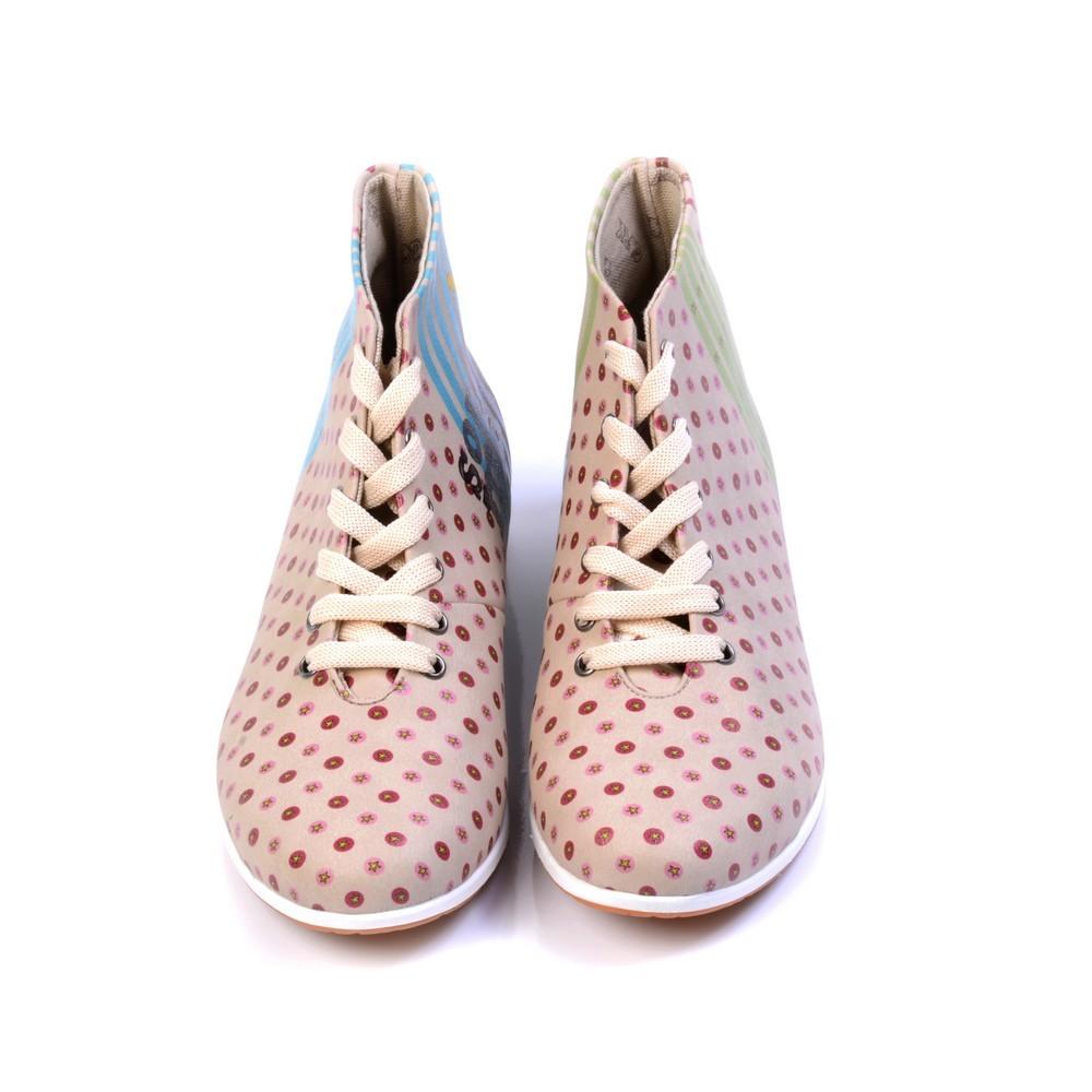 Pretty Blossom Short Boots LND1123 (1421190430816)