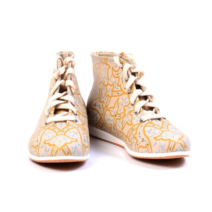 Pale Short Boots LND1124 (1421190561888)