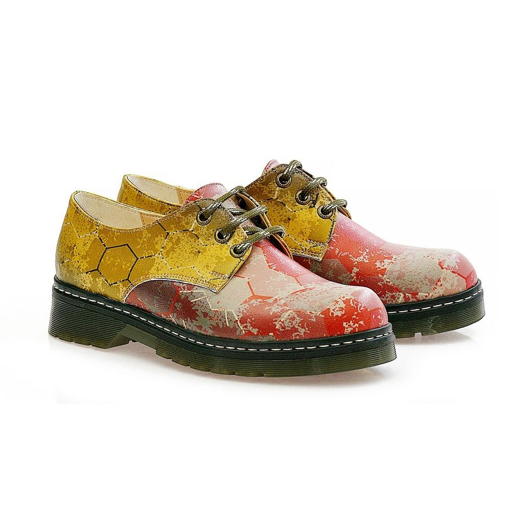 Hexagon Oxford Shoes MAX116 (1421196918880)