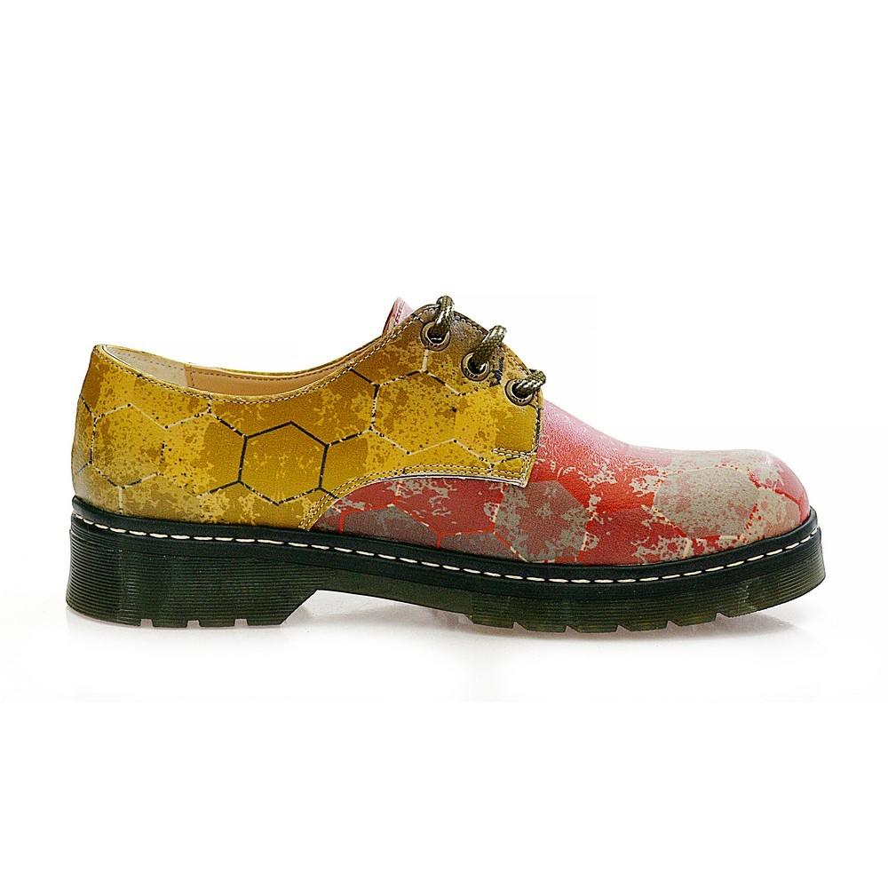 Hexagon Oxford Shoes MAX116 (1421196918880)