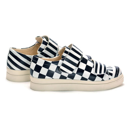 Black and White Sneaker Shoes NAC111 (770202697824)