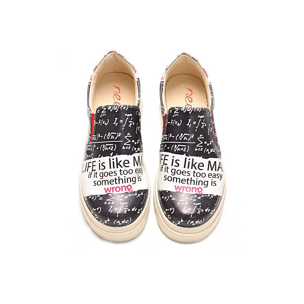 Life is Like Math Sneaker Shoes NVN112 (770216689760)