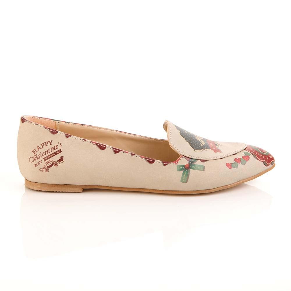 I Love You Ballerinas Shoes OMR7204 (506270613536)