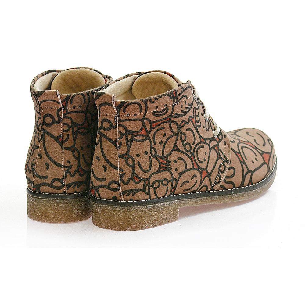 Face to Face Ankle Boots PH102 (506272120864)