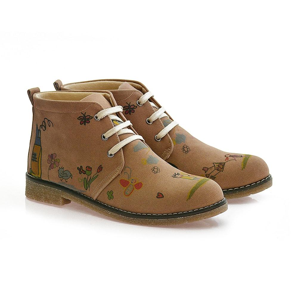 Happy Day Ankle Boots PH107 (1405807689824)