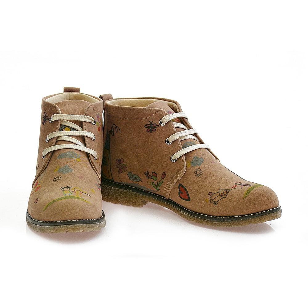 Happy Day Ankle Boots PH107 (1405807689824)