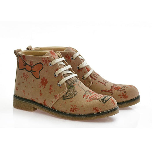 Study Girl Ankle Boots PH111 (1405807820896)