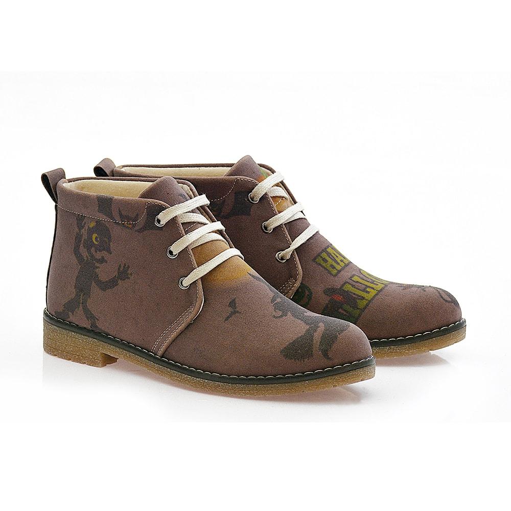 Happy Halloween Ankle Boots PH113 (1405807919200)