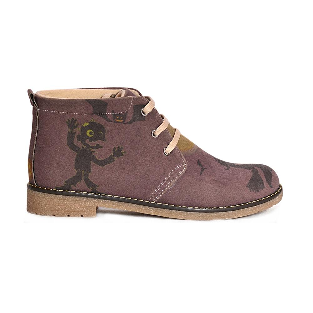 Happy Halloween Ankle Boots PH113 (1405807919200)