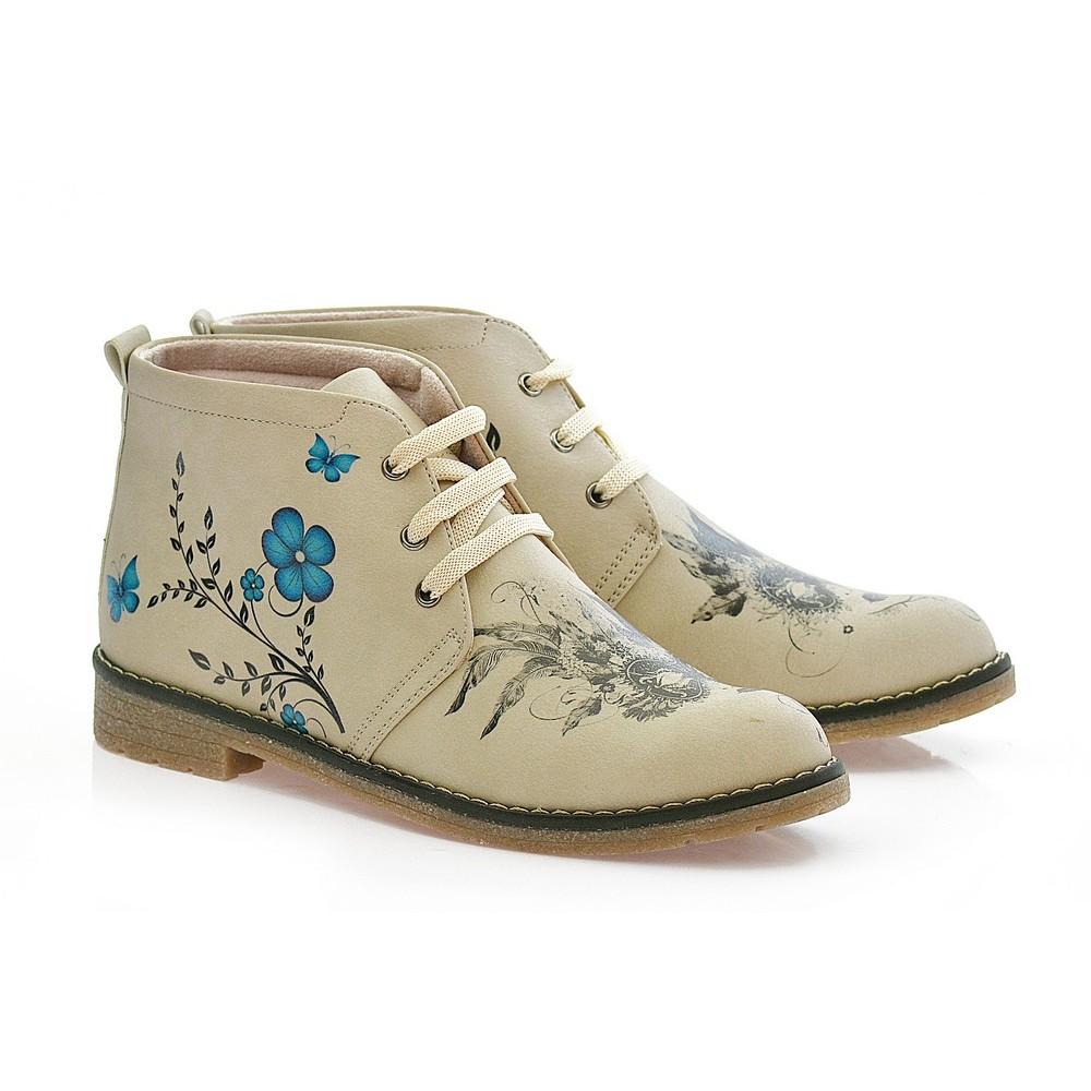 Masked Girl Ankle Boots PH212 (1421216219232)