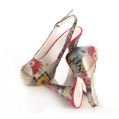 Flowers Heel Shoes PLT2048 (1405808607328)