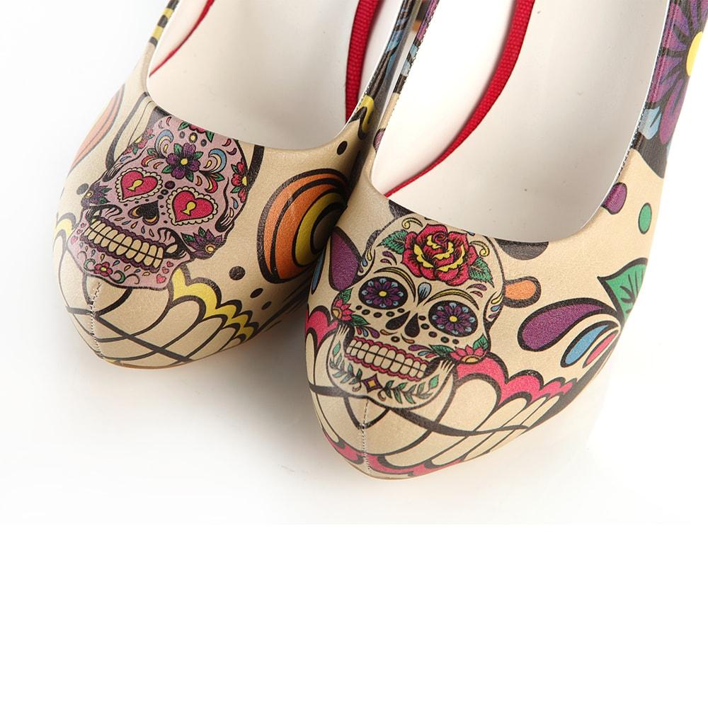 Skull Heel Shoes PLT2050 (1405808672864)