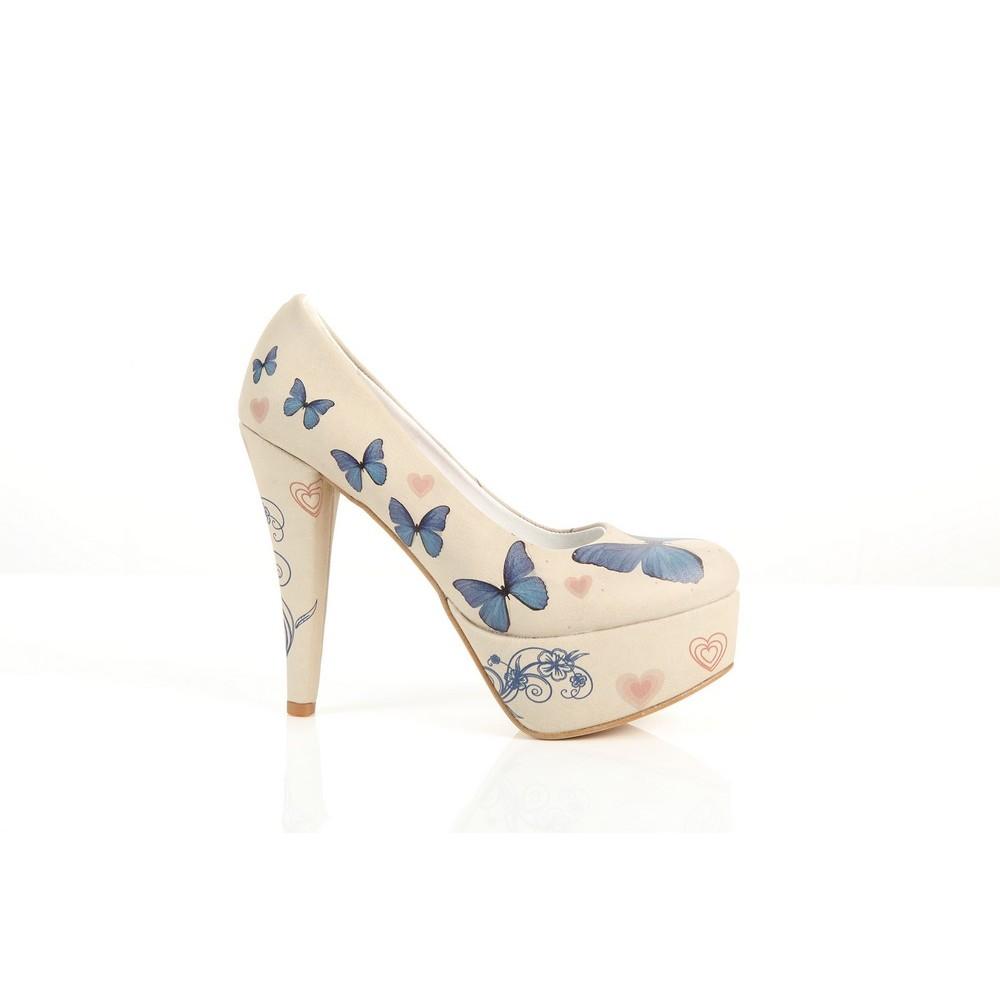 Butterfly Heel Shoes PLT2005 (1421219725408)