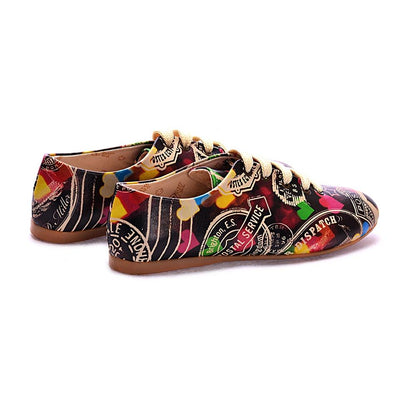 Colored Hearts Ballerinas Shoes SLV022 (506273824800)