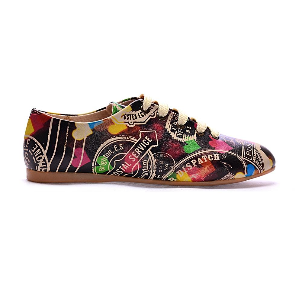Colored Hearts Ballerinas Shoes SLV022 (506273824800)
