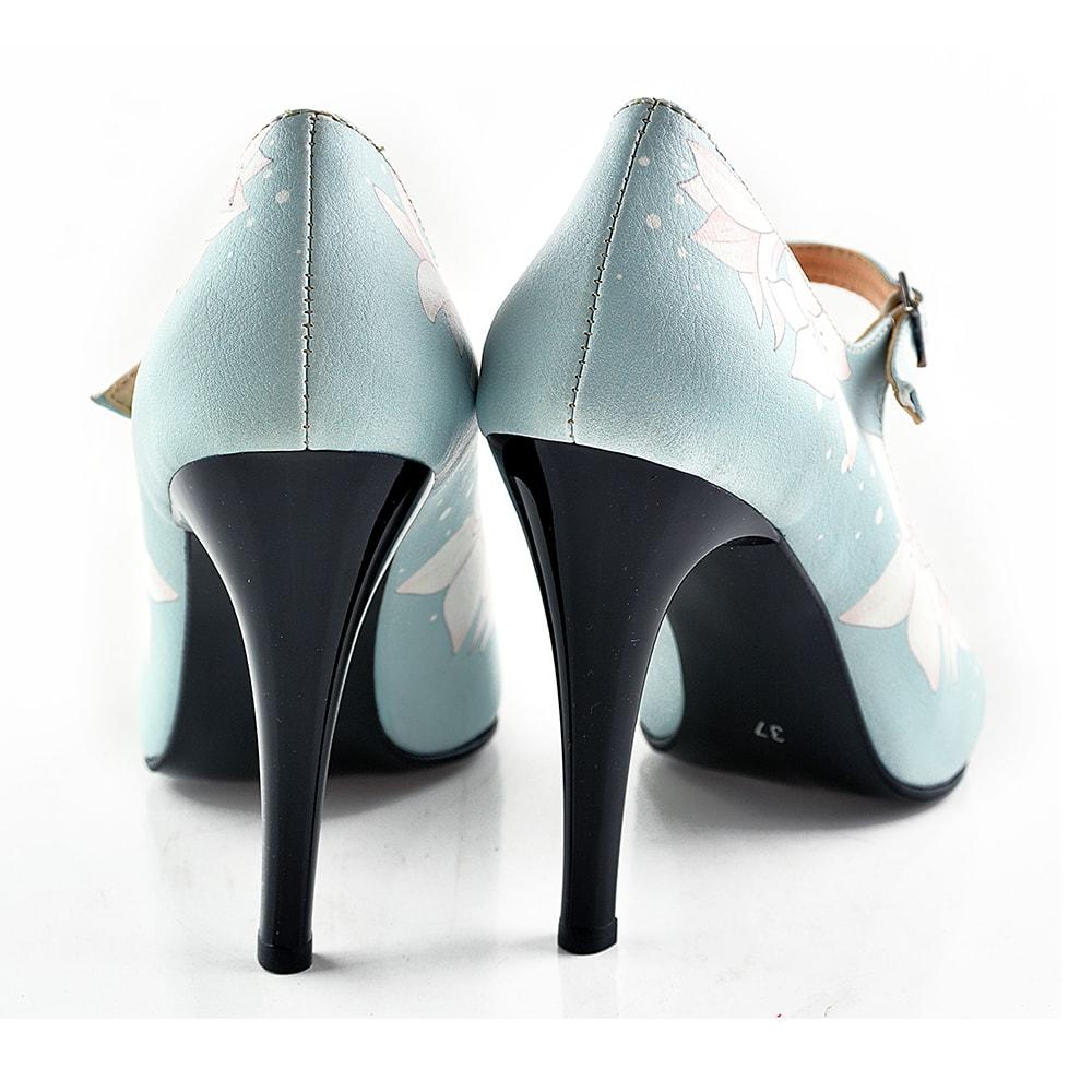 Girl With Glasses Heel Shoes STK101 (1405812899936)