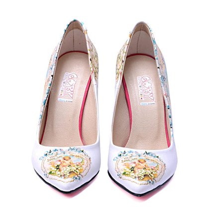 Flowers Heel Shoes STL4406 (506277560352)