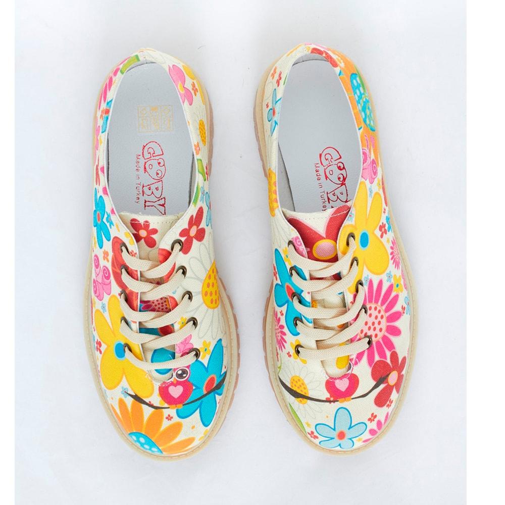 Flowers Oxford Shoes TMK5505 (1405816930400)